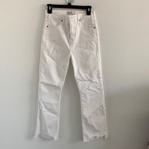 Abercrombie High Rise Ankle Flare Jeans